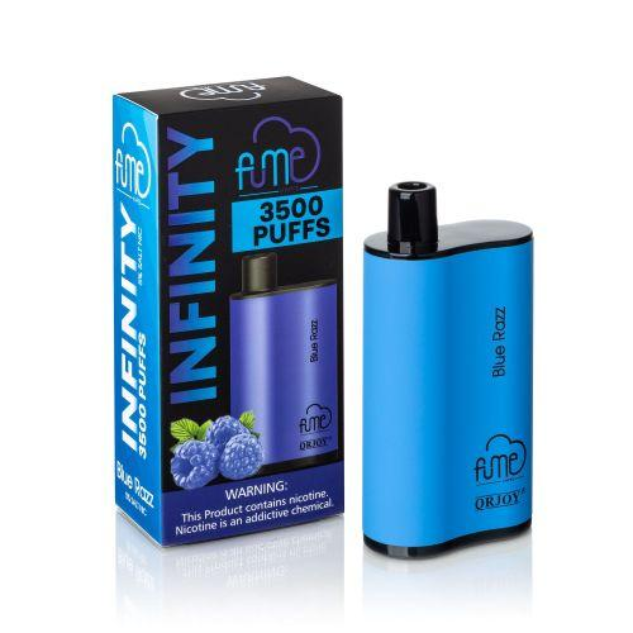 Fume Infinity Disposable 3500 Puffs | 12mL Blue Razz  with Packaging