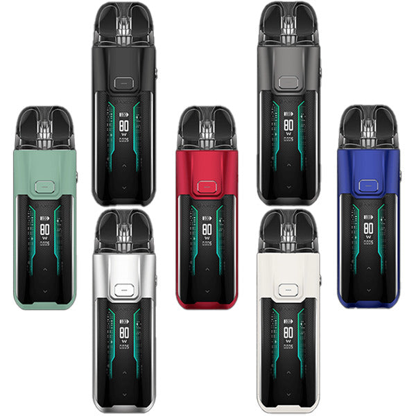 Vaporesso Luxe XR Max 2800mAh Pod System Starter Kit With 2 x Refillable  5ML Pods The LUXE XR MAX is a new 80W POD MOD in the Luxe X family…