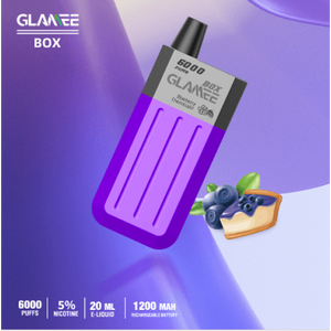 Glamee Box Disposable | 6000 Puffs | 20mL Blueberry Cheesecake