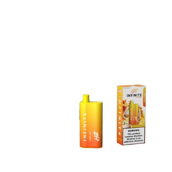 Hitt Infinite Disposable 8000 Puffs 20mL 50mg Lemon Cake with Packaging