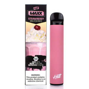HITT MAXX V2 5% Disposable | 1800 Puffs | 6.5mL Strawberry Milkshake with Packaging