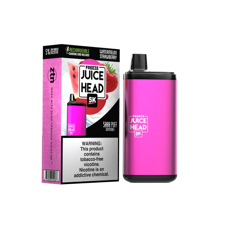 Juice Head 5K Disposable | 14mL | 50mg Watermelon Strawberry Freeze with Packaging