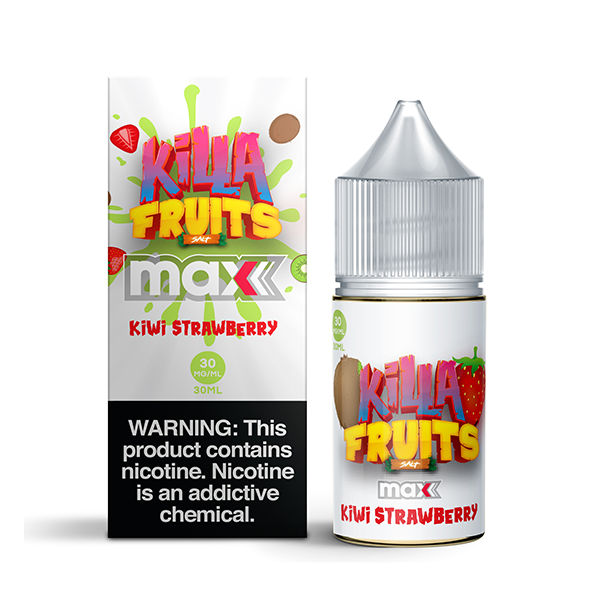 Kiwi Strawberry by Killa Fruits Salt Max TFN Salts 30mL With Packaging