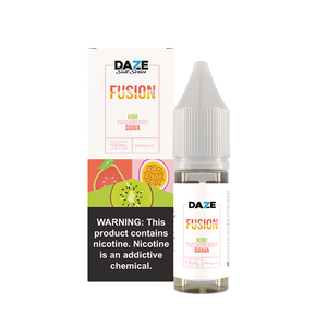 7Daze Fusion Salt Series | 15mL | 24mg Kiwi Passionfruit Guava with Packaging