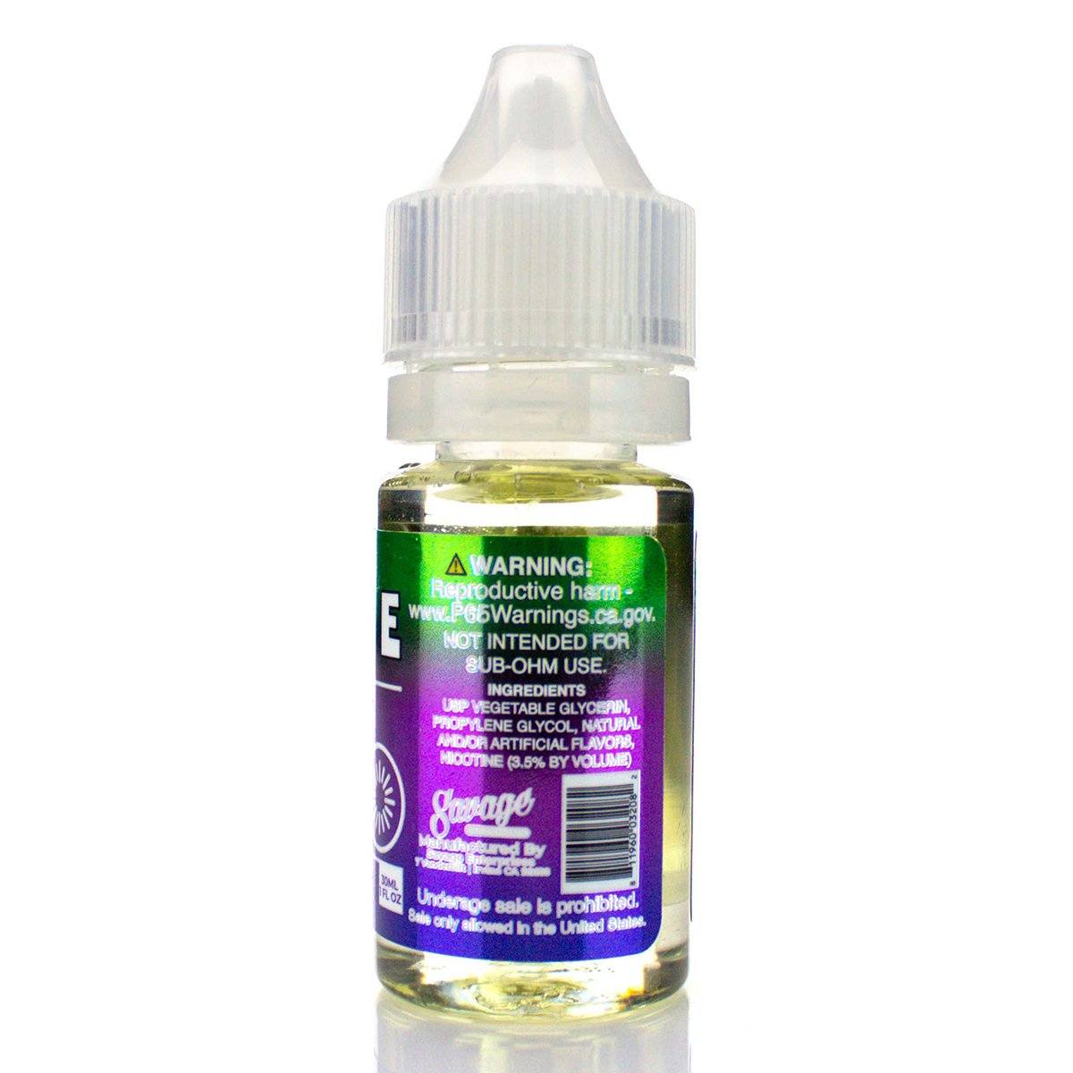 Kiwi Dragon Berry by Vape 100 Ripe Collection Salts 30mL Bottle