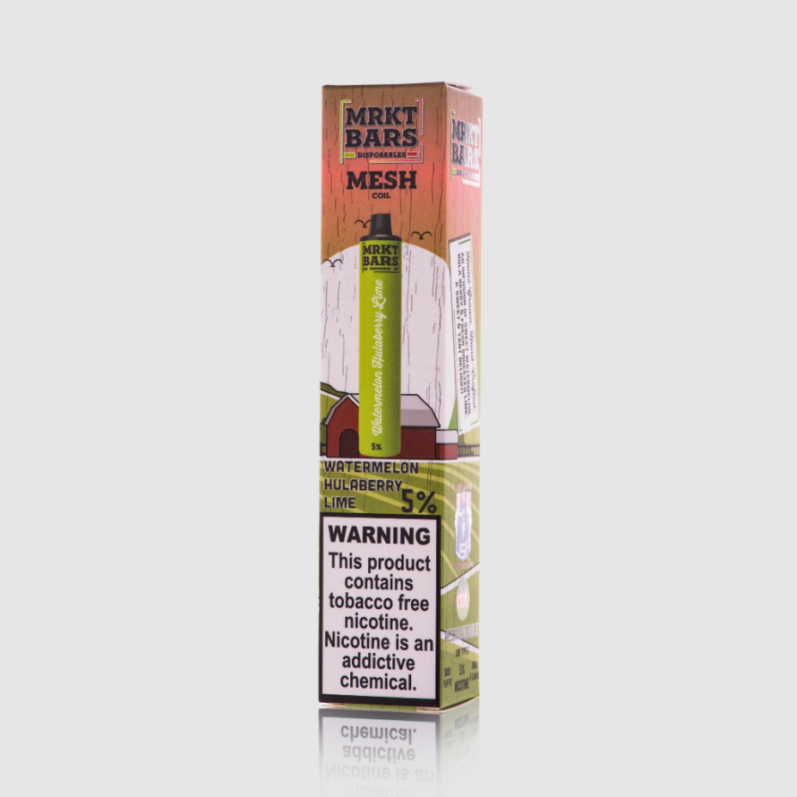 MRKT Bar Disposable | 5000 Puffs | 10mL Watermelon Hulaberry Lime