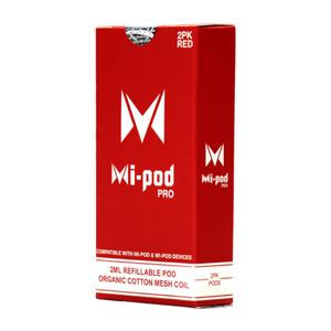 Mi-Pod Pro Red Replacement Pods – 2mL | 2-Pack - Red