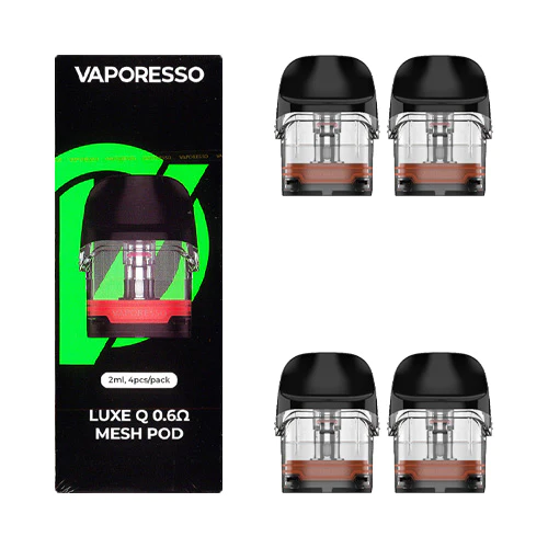 Vaporesso Luxe Q Pods (4 Pack) 0.6 ohm 2mL (4-Pack) With Packaging