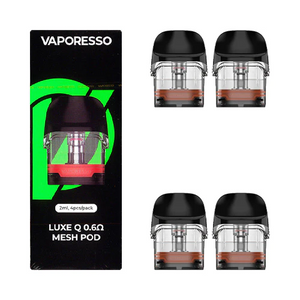 Vaporesso Luxe QS Replacement Pod – 0.6 ohm 2mL (4-Pack) With Packaging