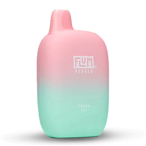 Flum Pebble Disposable 6000 Puffs 14mL 50mg Peach Icy