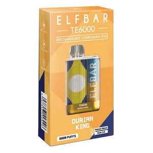 Elf Bar TE6000 Disposable Durian King Packaging