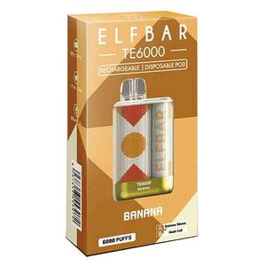 Elf Bar TE6000 Disposable Banana Packaging