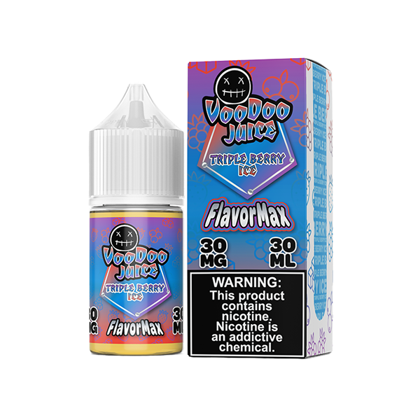 Triple Berry Ice by Voodoo Juice FlavorMax Salts Series | 30mL With Packaging