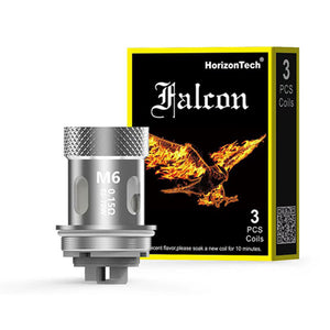 HorizonTech Falcon Coils (3-Pack) - M6 0.15ohm 65-70W with packaging