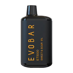 Evo Bar Disposable ET/BC5000 | 5000 Puff | 13mL | 5% Black Edition Sweet Sour