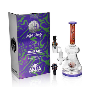 High Society – Pegasi Premium Wig Wag Hybrid Pipe Purple