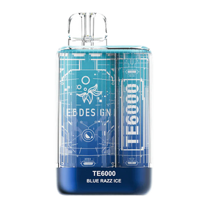 TE6000 (Non Branded EBDESIGN) 6000 Puffs 10.3mL 4% Disposable Blue Razz Ice