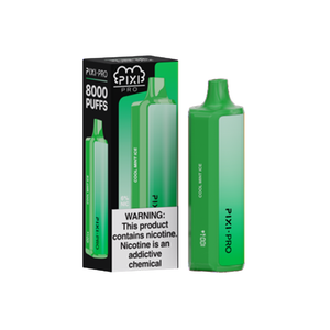 Puff Pixi Pro Disposable | 8000 puffs | 14mL Cool Mint with Packaging