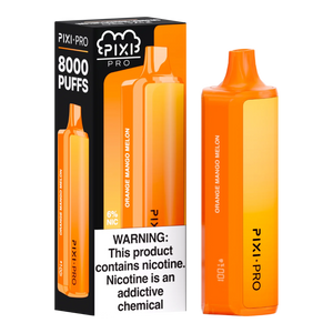 Puff Pixi Pro Disposable | 8000 puffs | 14mL Orange Mango Melon with Packaging