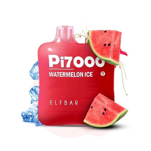 Elf Bar PI7000 Disposable | 7000 Puffs | 17mL | 40-50mg Watermelon Ice