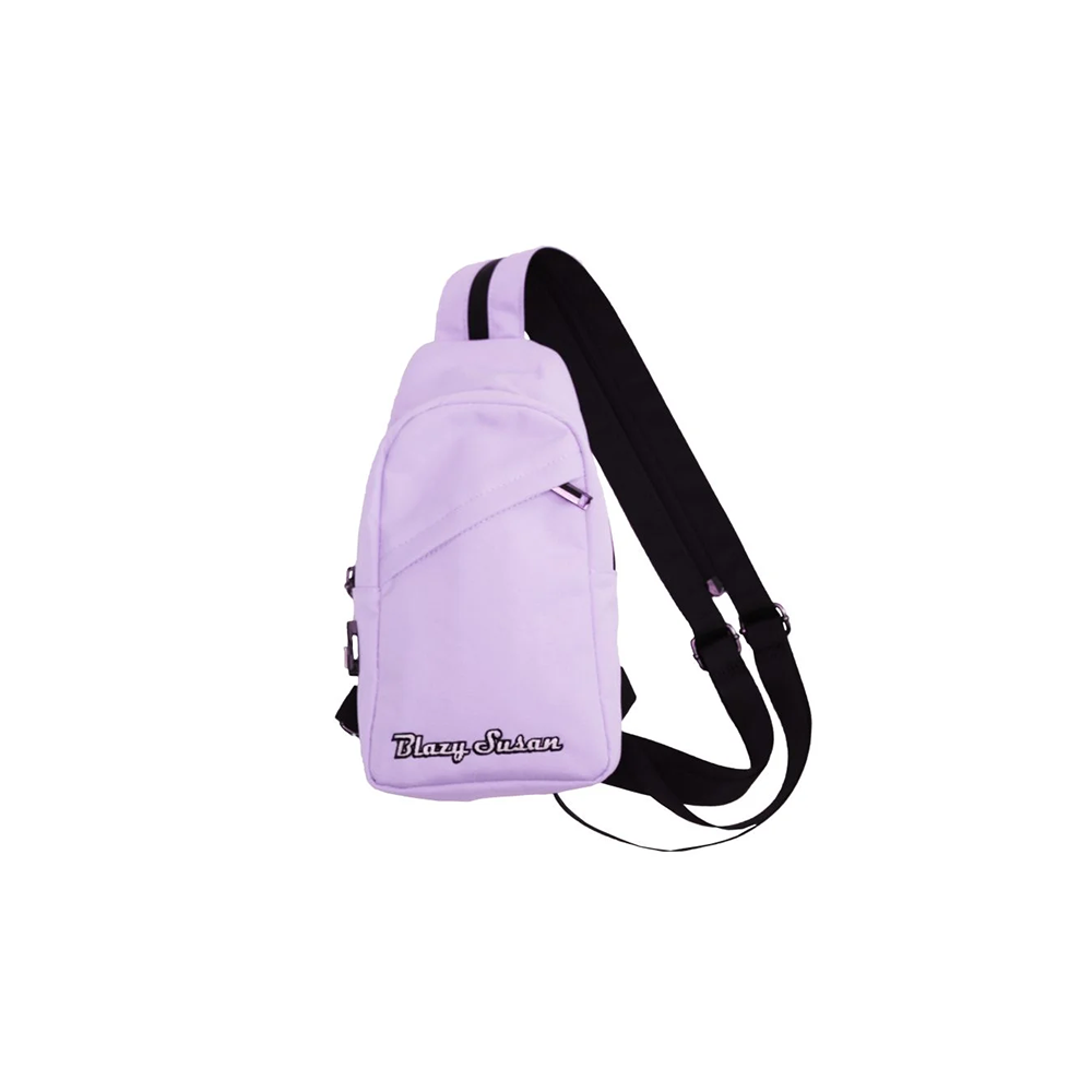 Blazy Susan Smell Proof Carbon Crossbody Purple Bag