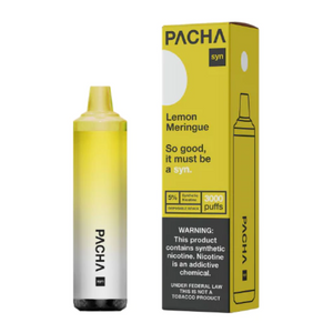 Pachamama Syn Disposable | 3000 Puffs | 8mL Lemon Meringue with Packaging