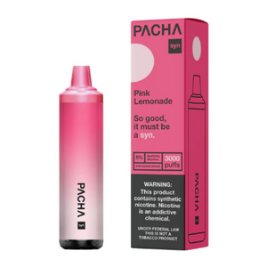Pachamama Syn Disposable | 3000 Puffs | 8mL Pink Lemonade with Packaging
