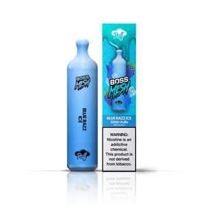 Puff Labs Puff Boss Mesh Disposable | 3500 Puffs | 8mL Blue Razz Ice with Packaging