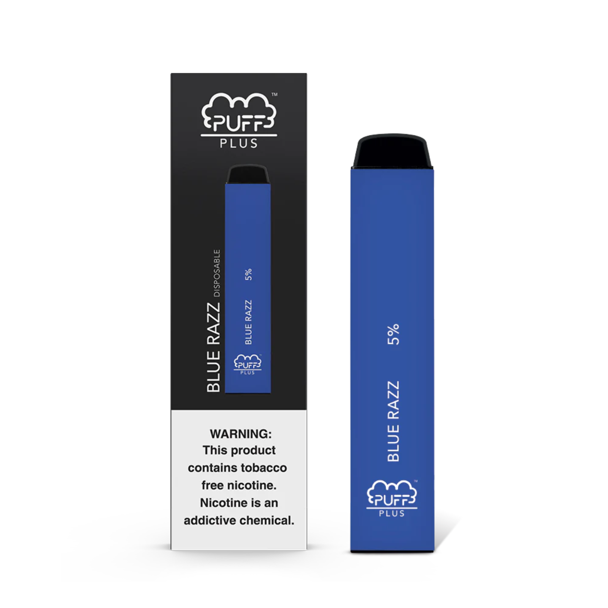 Puff Plus TFN Disposable | 800 Puffs | 3.5mL Blue Razz with Packaging