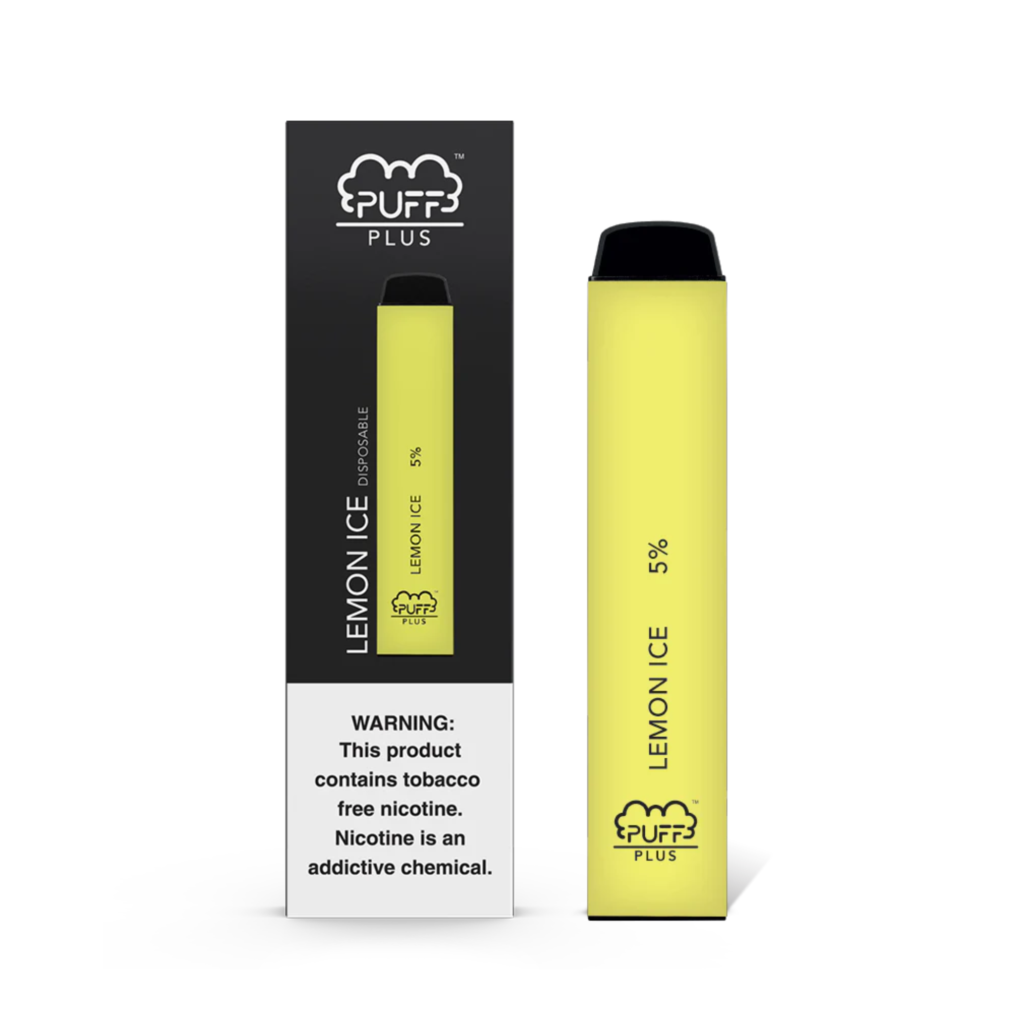 Puff Plus TFN Disposable | 800 Puffs | 3.5mL Lemon Ice with Packaging