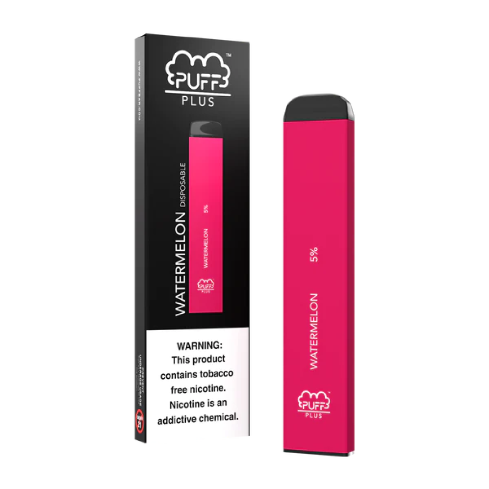 Puff Plus TFN Disposable | 800 Puffs | 3.5mL Watermelon with Packaging