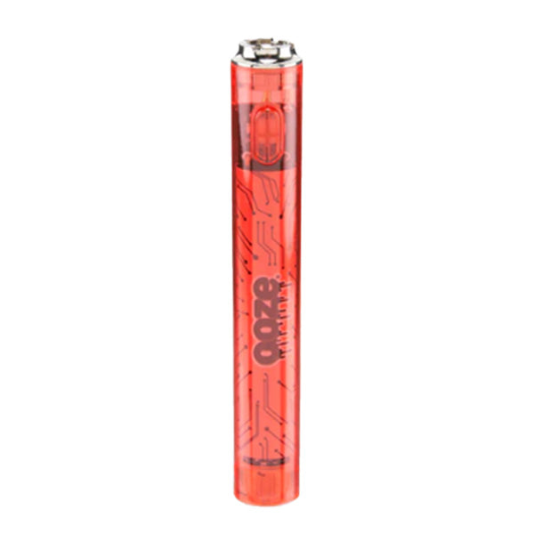 Ooze Slim Clear Series | Battery 400 mAh Ruby Red