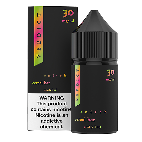 Snitch by Verdict - Revamped Salt Series | 30mL 30mg bottle with Packaging