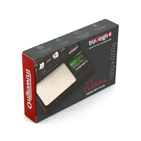 Truweigh Mini Classic 100g x 0.01g Scale with Packaging