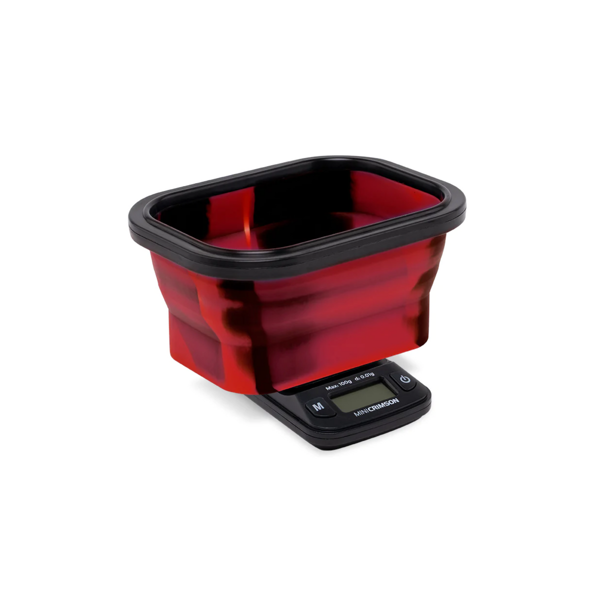 CRIMSON Collapsible Bowl Scale 1000g x 0.1g Black (Bowl: Red) 