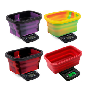 Truweigh Mini Crimson Scale Collapsible Bowl Group Photo