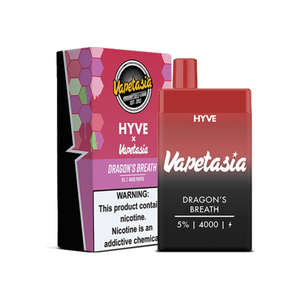 Vapetasia Hyve Mesh Disposable | 4000 Puffs | 10mL Dragon's Breath with Packaging