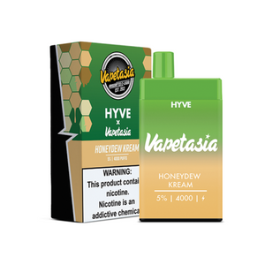 Vapetasia Hyve Mesh Disposable | 4000 Puffs | 10mL Honeydew Kream with Packaging