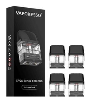 Vaporesso XROS Pods | 4-Pack - 1.2 ohm with packaging