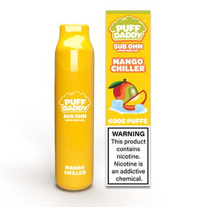 VDX Puff Daddy Disposable | 6000 Puffs | 14mL Mango Chiller with Packaging