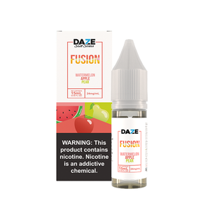 7Daze Fusion Salt Series | 15mL | 24mg Watermelon Apple Pear with Packaging