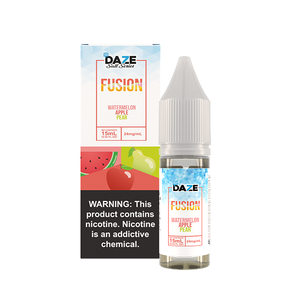 7Daze Fusion Salt Series | 15mL | 24mg Watermelon Apple Pear Iced with Packaging