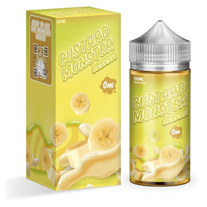 Banana Custard by Custard Monster Series 100mL with Packaging