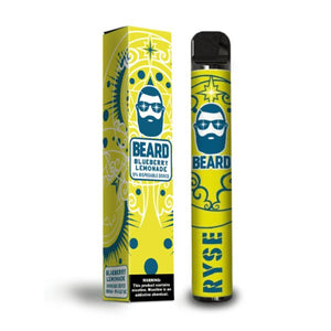 Beard Ryse Disposable | 1000 Puffs | 3mL Blueberry Lemonade with Packaging