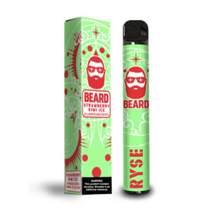 Beard Ryse Disposable | 1000 Puffs | 3mL Strawberry Kiwi Ice with Packaging