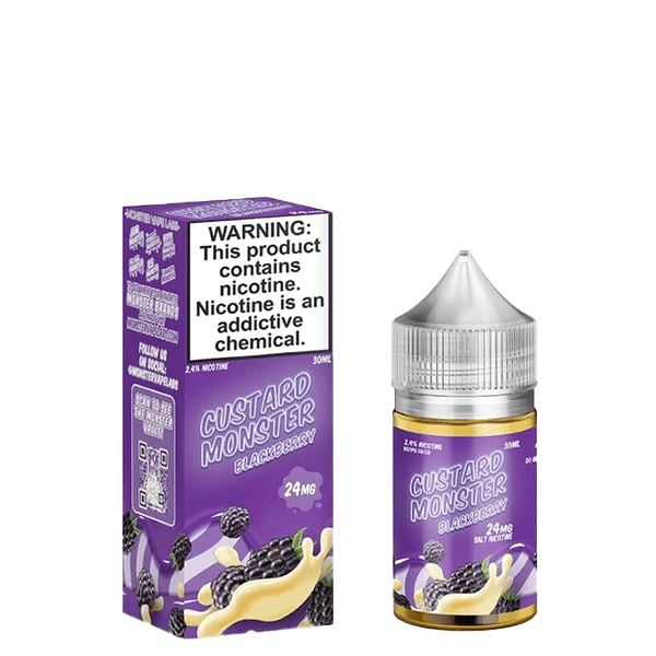 Blackberry By Custard Monster Salts Series 30mL With Packaging