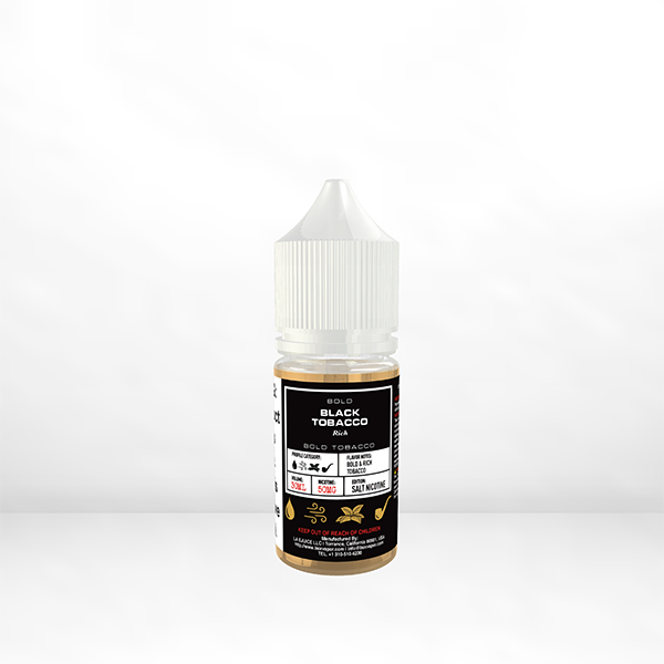 Bold Rich Black Tobacco by Glas BSX Salts TFN 30mL without Packaging