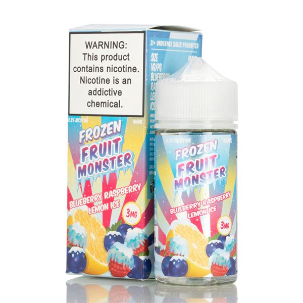 Blueberry Raspberry Lemon Ice By Frozen Fruit Monster Series 100mL With Packaging