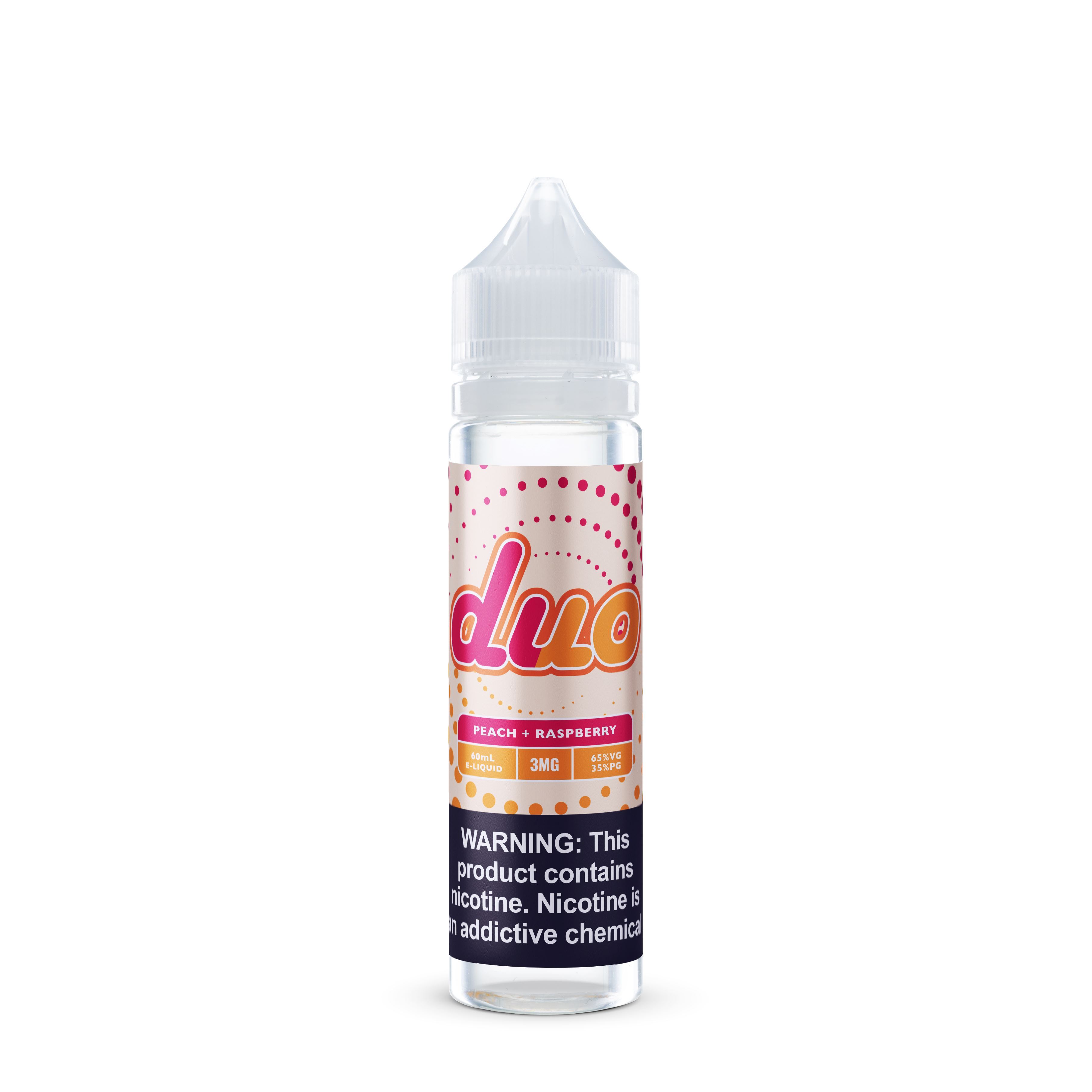 Peach Raspberry by Burst Duo 60mL Bottle