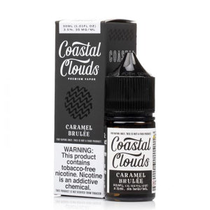 Caramel Brulee by Coastal Clouds TFN Salt 30mL with Packaging